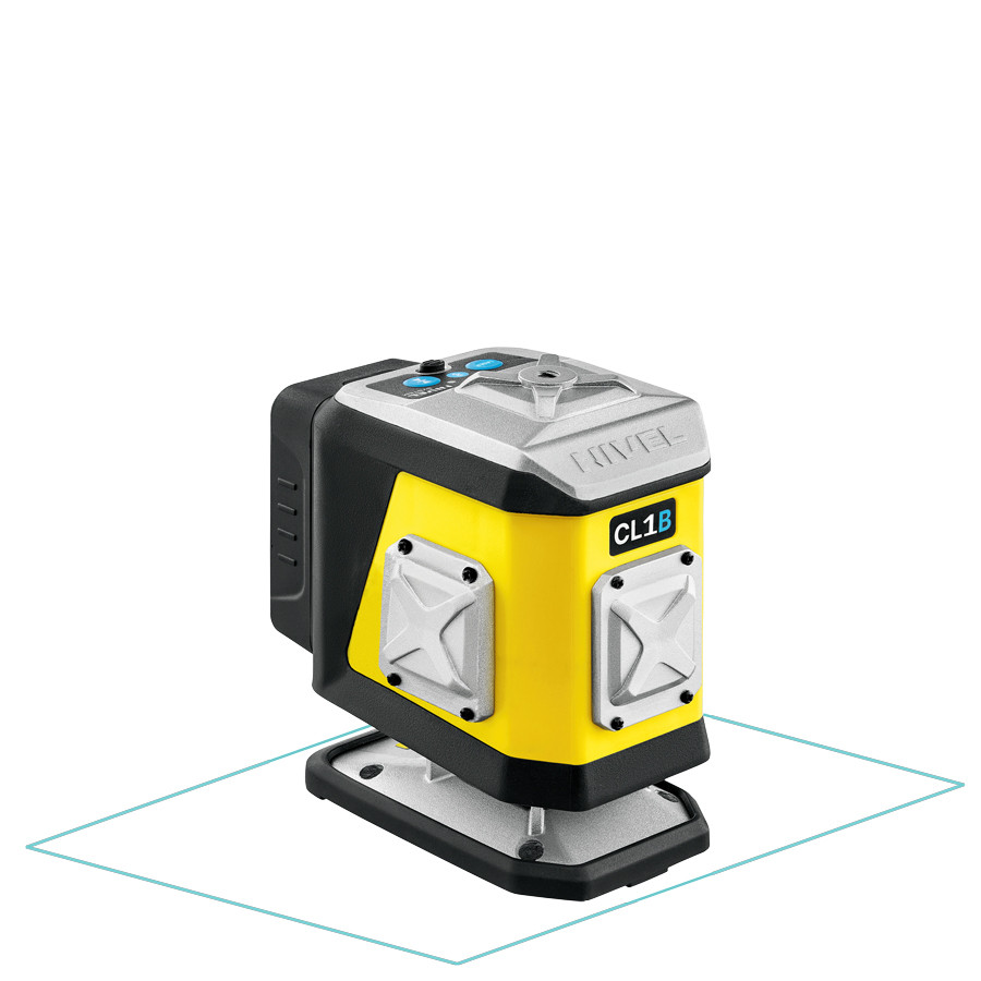 ZESTAW Laser krzyżowy Nivel System CL1B niebieski + statyw SJJ-M1 EX + tyczka LS-24 + odbiornik CLS-4