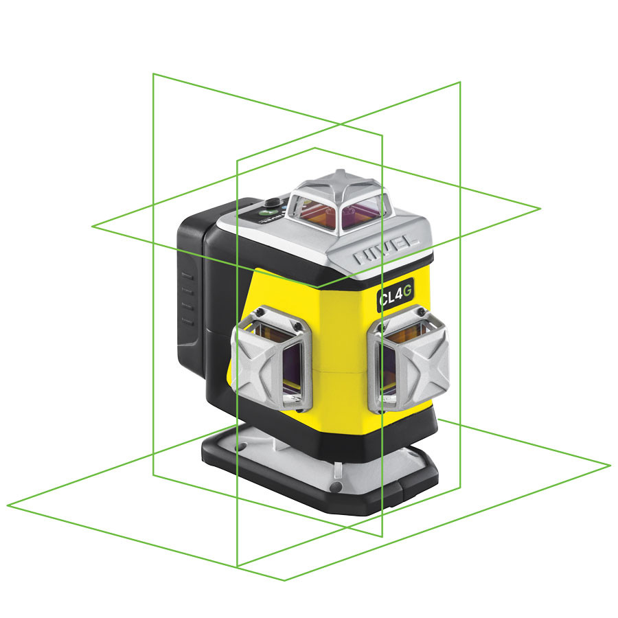 ZESTAW Laser krzyżowy Nivel System CL4G zielony + statyw SJJM1EX + czujnik RD800