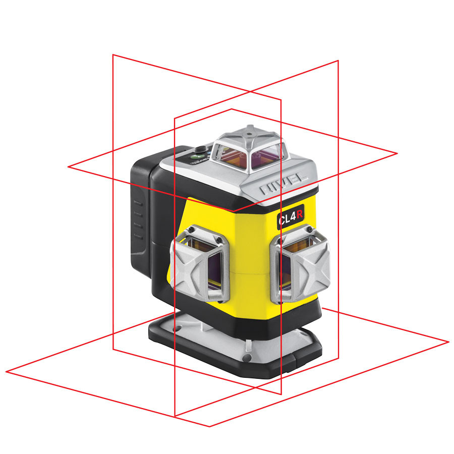 ZESTAW Laser krzyżowy Nivel System CL4R czerwony + statyw SJJM1EX + czujnik CLS4
