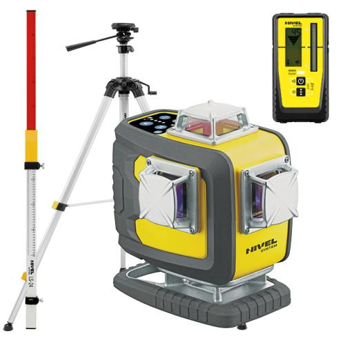 [CL4D-B-zestaw6] Laser budowlany Nivel System CL4D-B - ZESTAW statyw SJJ-M1 EX czujnik CLS-300 łata LS-24