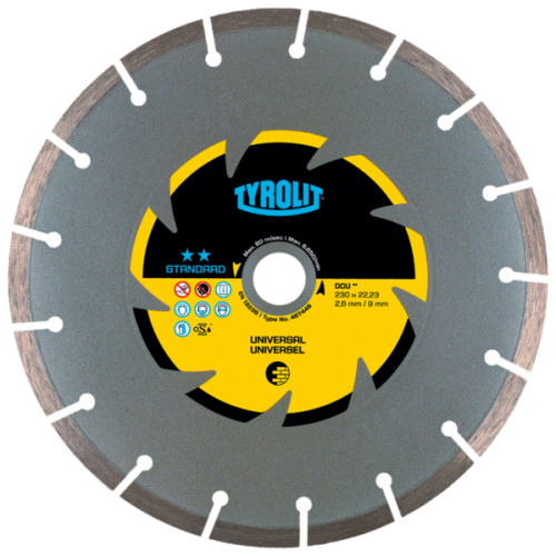 [467445] Tarcza diamentowa TYROLIT STANDARD DCU 150 X 2,6 MM